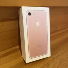 iPhone7 Rose Gold（箱のみ）