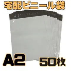 宅配ビニール袋 梱包袋 防水 A2 50枚 テープ付きのサムネイル