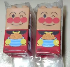新品未使用　アンパンマン キャラクターグッズ 2個セット　非売品　レゴ