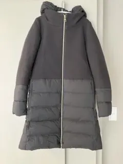 HERNO　ヘルノ　ウール切替　ダウンコート　PI0848D グレー　38