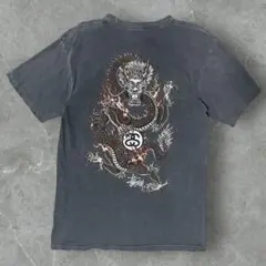 【人気/90s復刻】Stussy ステューシー ドラゴンプリントTシャツ