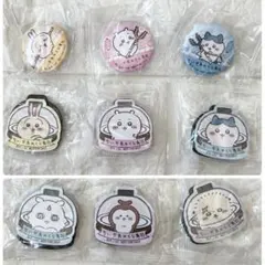 ちいかわ　くら寿司　マグネットシート　缶バッジ　うさぎ　ハチワレ　ビッくらポン