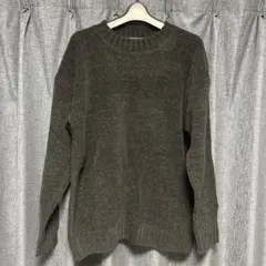 COMME CA ISM ブラック ニット L