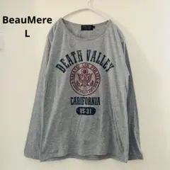 ボーメール BeauMere グレー L 長袖 プリント DEATHVALLEYのサムネイル