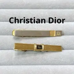 Christian Dior ネクタイピン 2本セット CDロゴ ディオール