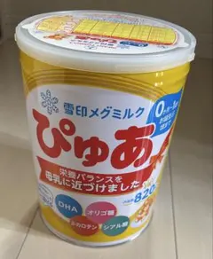 雪印メグミルク ぴゅあ & WAKODO はいはい 820g 2缶セット 缶のみ