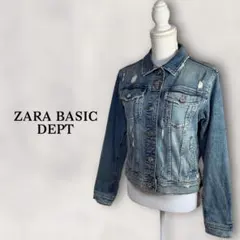 【ZARA BASIC DEPT】ダメージデニム Gジャン