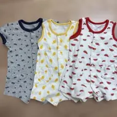 ユニクロ　ロンパース　3枚セット　60cmのサムネイル