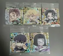 鬼滅の刃 シールウエハース SR 5点セット