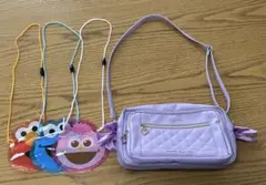 女の子　ショルダーバッグ　おまけ3個付