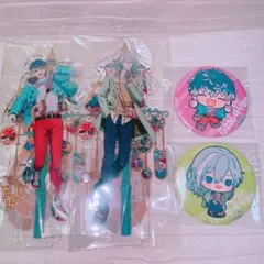 アイナナ✲*Re:valeユキ千モモ百G4Yアクリルスタンド/アクスタ+缶バッジ