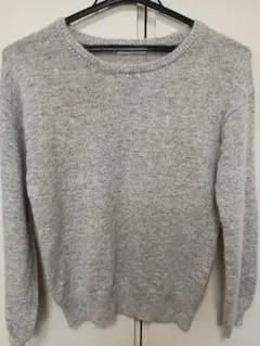 Te chichi　テチチ　グレー　ビジュー付きニット　セーター　Мサイズ