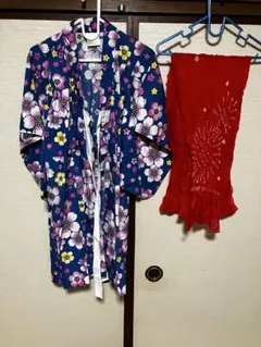 浴衣と帯のセット