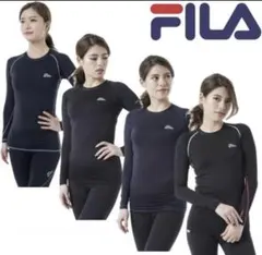 新品　FILA フィラ クルーネック ロングスリーブシャツ スポーツインナー