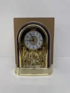 CITIZEN アーチ型置時計 ゴールド