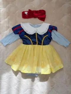 【値下げしました】ディズニー　白雪姫 ロンパース　ワンピース　70〜80センチ