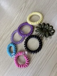 【7個セット】ヘアゴム