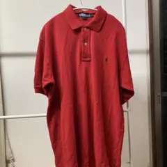 Polo by Ralph Lauren レッドポロシャツ Lサイズ