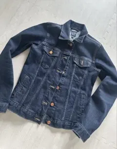 【GAP】ダークブルーデニムジャケット　XXS