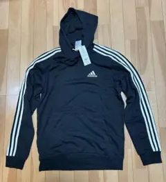 新品未使用タグ付　アディダスエッセンシャルズスリーストライプスパーカー　Ｌサイズ
