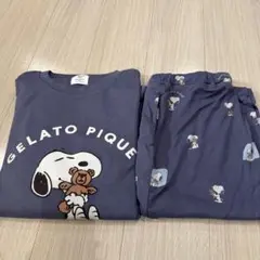 GELATO PIQUE スヌーピー ルームウェアセット 長袖