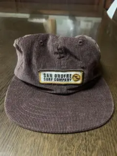 SAN ONOFRE コーデュロイキャップ ブラウン
