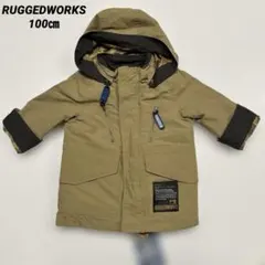 RUGGEDWORKS フード付きカーキジャケット　100㎝　ベスト取り外し可能のサムネイル