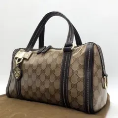 ［美品］グッチ GGクリスタル　ドゥケッサライン　リボンミニボストンバッグのサムネイル
