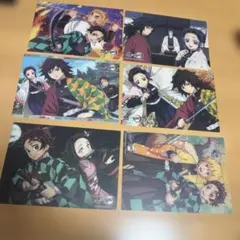 鬼滅の刃 くら寿司 下敷き 6枚セット