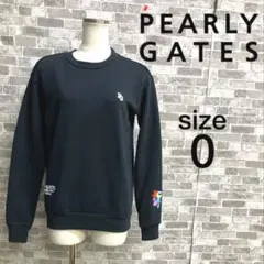 パーリーゲイツ 35thコットン裏毛クルーネックプルオーバー　スウェットシャツ