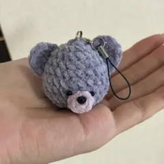 ハンドメイド】 あみぐるみ 三日月クマ くま - メルカリ