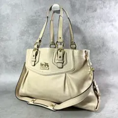 y2k vintageCOACH コーチ レザー 2way ショルダーバッグ馬車 - メルカリ