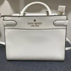 ケイトスペード　白　ショルダーバッグ