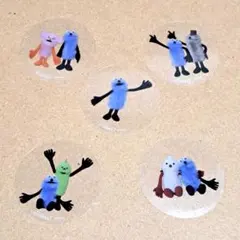 スシロー × パペットスンスン コラボ　クリアピック　全5種セット