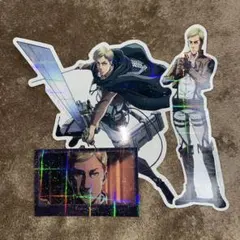 進撃の巨人 一番くじ ステッカー エルヴィン 3枚 ①