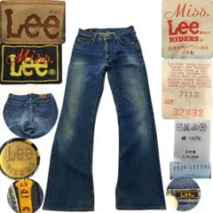 名作 80s-90s Miss Lee 7112 ベルボトム W32 ビンテージ