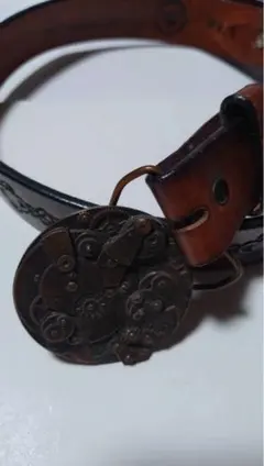 ウエスタンベルト　レザーベルト 金属バックル