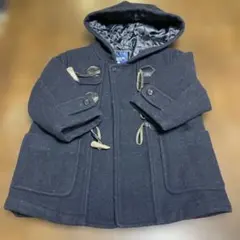 （即購入歓迎）COMME CA DU MODE 紺　フード付きコート 90