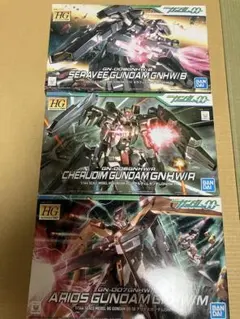 未開封 3点セット HG FG 機動戦士ガンダム00 アリオス／デュナメス