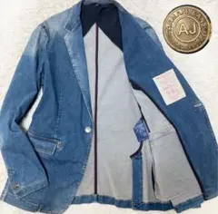 極美品✨ARMANI JEANS 50サイズ デニム テーラードジャケット