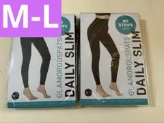 GLAMOROUS PATS DAILY SLIM 着圧レギンス M-L 2個
