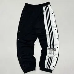 10s Adidas サイドスナップ トラックパンツ トレフォイル Tech