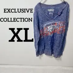 美品✨Tシャツ ネイビー　【XL】 ロゴ入り　カジュアル　シンプル　お出かけ
