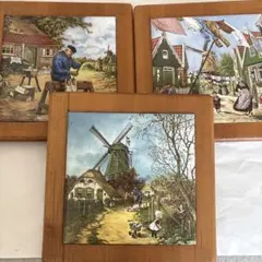 銅製】レリーフ 壁掛け 工房風景 大型アートパネル ヴィンテージ