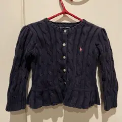 Ralph Lauren ネイビー カーディガン 18M
