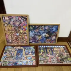 ジグソーパズル　完成品　4点セット　まとめ売り 新品未開封】ディズニー ジグソーパズル 4点セット まとめ売り