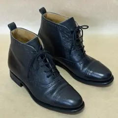 リーガル レースアップブーツ ウィングチップ ブラック　黒　23cm