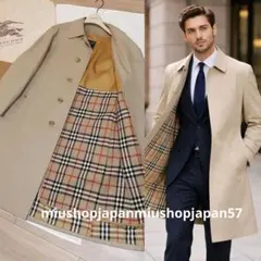 貴重希少●M　ヴィンテージ　BURBERRY　バーバリー　ステンカラーコート