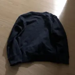 ネイビー トレーナー　フリース