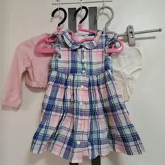 gapワンピースカーディガンセット70